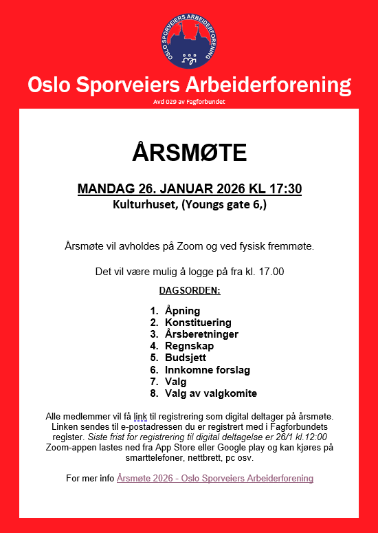 innkalling årsmøte 2026